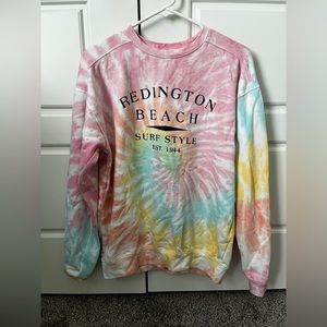 tie dye sweatshirt size medium